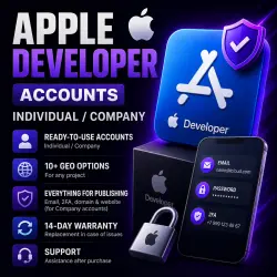 Apple Developer | Ready-made accounts | Individual / Company | Select region