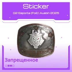 Sticker | G2 Esports (Foil) | Austin 2025