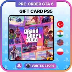 GTA 6 - Grand Theft Auto 6 | Recharge Code - Select Region | PlayStation (PS5)