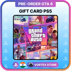 GTA 6 - Grand Theft Auto 6 | Recharge Code India | PlayStation (PS5) (copy)