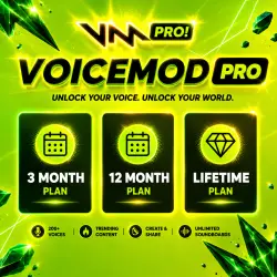 VoiceMod PRO 3-12M/Lifetime | Upgrade/Renewal | Warranty