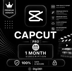 CapCut Pro| 12Months | To Your Account