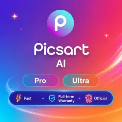 Picsart AI Pro/Ultra 1-12M | Upgrade | + Warranty