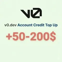 v0.dev.app Account Credit Top Up 50-200$ VERCEL