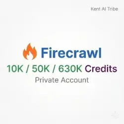 Firecrawl AI 10k / 100k / 630k Credits | Private Account