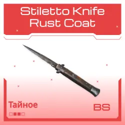 Stiletto Knife | Rust Coat | Закалённое в боях