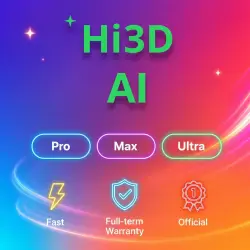 Hi3d AI Pro/Max/Ultra 1-12M | Upgrade | + Warranty