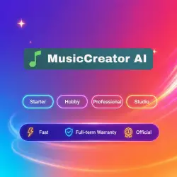 MusicCreator AI Starter/Hobby/Professional/Studio 1-12M | Upgrade | + Warranty