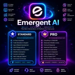 Emergent AI Standard & Pro | Instant Activation |  Warranty