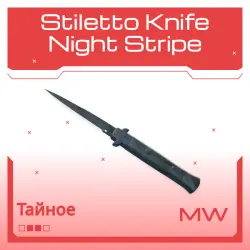 Stiletto Knife | Night Stripe | Немного поношенное