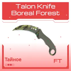 Talon Knife | Boreal Forest | После полевых испытаний