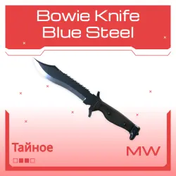 Bowie Knife | Blue Steel | Немного поношенное