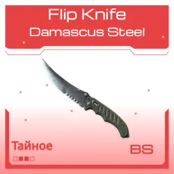 Flip Knife | Damascus Steel | Закалённое в боях
