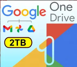 Google One subscription on your account 100gb/200gb/2tb