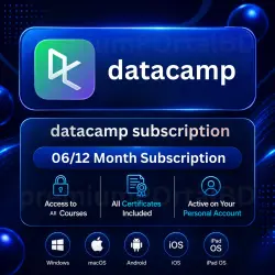 DataCamp Premium Subscription 12 Months | Personal Email Activation | Full Access