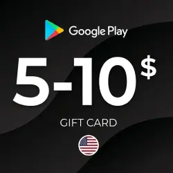 AUTO 24/7 GOOGLE PLAY GIFT CARD 5-10$ USD USA
