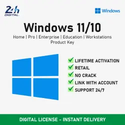 Windows 11 Pro | Win 10 Home | Workstations | Key Activation - Instantly (Tel/Bot)
