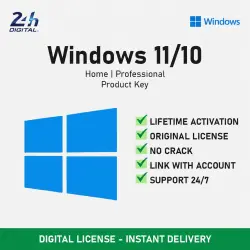 Windows 11 Pro | Win 10 Home | Workstations | Activation Key Lifetime - Instantly (Tel/Bot)