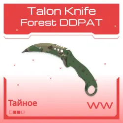 Talon Knife | Forest DDPAT | Поношенное