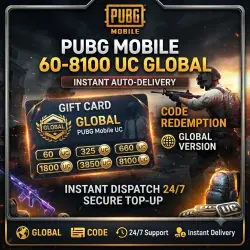 PUBG Mobile 60-8100 UC WITH THE CODE PUBG Mobile UC || AUTO DELIVERY
