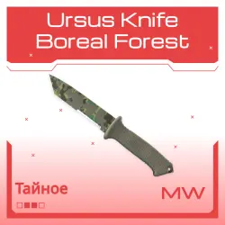 Ursus Knife | Boreal Forest | Немного поношенное