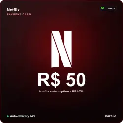Netflix Brazil 50 BRL top-up code (auto-delivery 24/7)