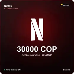 Netflix Colombia 30000 COP top-up code (auto-delivery 24/7)
