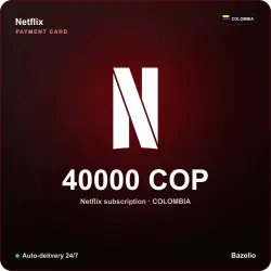 Netflix Colombia 40000 COP top-up code (auto-delivery 24/7)