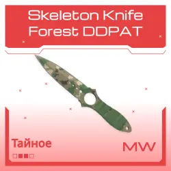 Skeleton Knife | Forest DDPAT | Немного поношенное