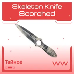 Skeleton Knife | Scorched | Поношенное