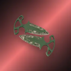 StatTrak Shadow Daggers | Forest DDPAT | Закалённое в боях