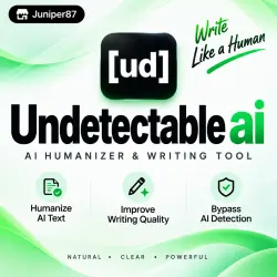 Подписка на членство Undetectable ai, 1 месяц,