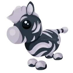 Ash Zebra | Adopt Me! — Roblox, лот №288013