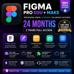 Figma Pro EDU + Make | 24 месяца | Личный аккаунт