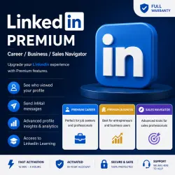 Linkedin Premium - business / Career / Activation in your account / warranty
