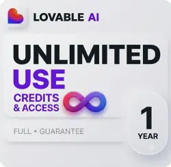 Lovable AI UNLIMITED Credits | 1 YEAR | Full Term Warranty