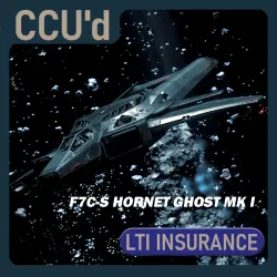 F7C-S Hornet Ghost Mk I | LTI | CCU'd ship