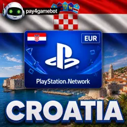 Playstation Network PSN Код Хорватия 10 EUR - 100 EUR