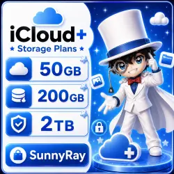 Apple iCloud+ (50GB / 200GB / 2TB) – 1 Month