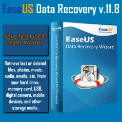 EaseUS Data Recovery Wizard PRO 11.8 | Perpetual License Key | Global | Instant Delivery