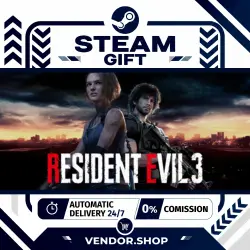 RESIDENT EVIL 3 • RU+WHOLE WORLD • AUTODELIVERY 24/7 • STEAM GIFT