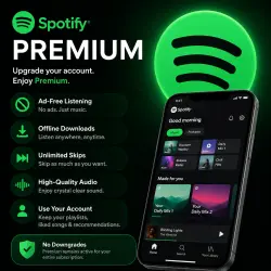 Spotify Premium 12 months – Instant Delivery - Automatic Upgrade - No Downgrades
