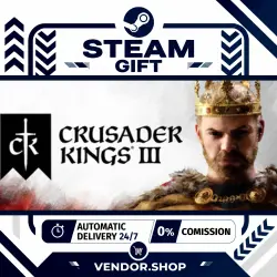 Crusader Kings III • RU+WHOLE WORLD • AUTODELIVERY 24/7 • STEAM GIFT