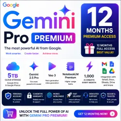 Gemini Pro Premium | 12 Months Premium Access