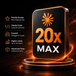 Claude Max 20X 1M: Claude Opus 4.8, Sonet 4.6 | OFFICIAL, FULL WARRANTY