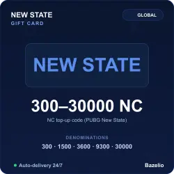 PUBG New State NC top-up code Auto Code Delivery 24/7