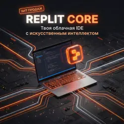 Replit Core (1 month / year) + Replit Pro (1 month / 100 credits) — full access