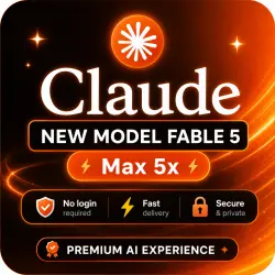 Claude Max 5X Fable 5 Subscription | 1 Month | Private |  | Warranty | Secure