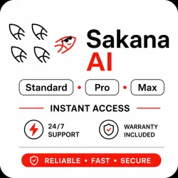Sakana AI | Standard • Pro • Max | Instant Access | 24/7 Support & Warranty