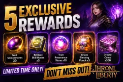 TWITCH DROPS EU THRONE AND LIBERTY 5 UNIQUE REWARDS